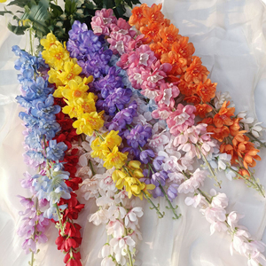 PT-LS003 all'ingrosso di alta qualità fiori reali di tocco artificiale Delphinium venditori caldi di Poisonweed artificiale Larkspur - Product Image 1