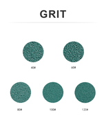 Disque de ponçage abrasif en céramique bleu profond Satorex 125 mm 5 pouces certifié ISO9001 BSCI FSC pour le polissage de l'acier inoxydable et des métaux