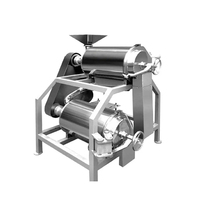 KINDING Groente Fruit Abrikoos Tomaat Kers Mango Pulp Maker Crusher 304 RVS Pomp PLC Gestuurd 1 Jaar Garantie