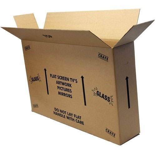 High Quality Brown Cardboard LED TV Packaging Corrugated Box