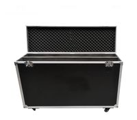 Boîte de protection d'écran TV personnalisée 45 55 65 75 pouces avec flight case en éponge EVA intégrée et boîte en alliage d'aluminium