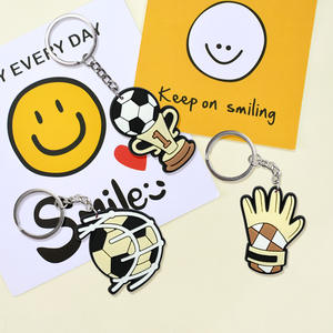 Llaveros de PVC con Forma de Zapatos de Fútbol, Dijes de Plástico para Bolsos, DIY, Extraíbles, Lindos y Animados, 2026 - Product Image 3