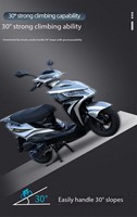 Scooter à essence 125cc 4 temps, mini-motocyclette de livraison avec une vitesse supérieure à 80 km/h et des pneus 3.50-10, capacité du réservoir de carburant 6,5 L