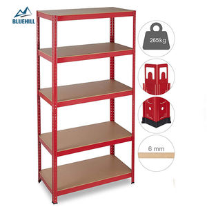 קל-להתקין מתכווננת 5 ברמה ללא דופי מתכת אחסון מדפי regal shwer - Product Image 6