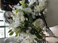 Spr Tafelloper Guirlande Bruiloft Arrangement Decoratie Bal Middelpunt Rij Bloemen Rose Kunstbloem Centerpieces