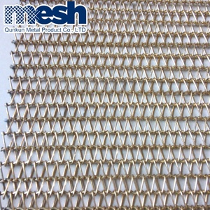 Mạ kẽm dây thép không gỉ lưới băng tải chuỗi dệt kỹ thuật dệt trơn cho màn hình vận chuyển kim loại thực phẩm - Product Image 2