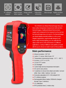 Caméra thermique UNI-T UTi165A, testeur de température industriel - Product Image 5