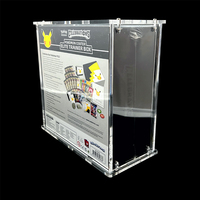 Présentoir en acrylique personnalisé Poke Mon Centre Celebrations ETB Elite Trainer Box Case avec vis assemblée pour Pokemon