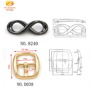 Hebilla de metal personalizada para zapatos de mujer, hebilla de <span class=keywords><strong>clip</strong></span> para zapatos - Product Image 1