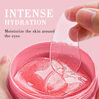 Hydrogel de refroidissement de marque privée 30 paires de rétinol collagène pastèque sous les yeux Gels masque patchs pour réduire les rides