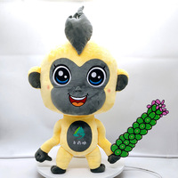 CE CPC ASTM jouet en peluche de singe de conception personnalisée de haute qualité, usine professionnelle de peluche d'anime fait à la main avec logo personnalisé