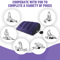 Coussin gonflable Kamasutra pour couple, coussin de positionnement, meuble sexuel, jouets sexuels pour hommes et femmes - Coussin floqué, pompe à pied