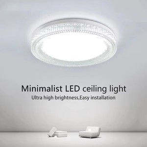Plafonnier LED ultra-plat rond au design épuré pour chambre, balcon et intérieur - Product Image 2