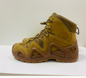 DF LW TSB07 Sage Green Cow Leather Heavy Duty Khaki Color Muti Terrains AK <b>Hiking</b> <b>Boots</b> Low Middle High Tactical <b>Boots</b> - Product Image 6