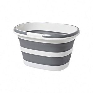 Portable Storage Bucket Folding Bucket Outdoor Camping Picnic Car Carrying Home Wall Mounted Bathroom Laundry <b>Basket</b> - Product Image 1