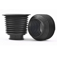 Résistant à la chaleur petit anti-poussière étanche à l'eau industriel haute température UV néoprène caoutchouc soufflet couvercle anti-poussière tuyau
