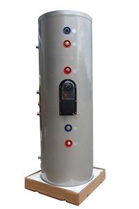 Calentador de Agua <span class=keywords><strong>Solar</strong></span> de Alta Presión con Termostato, Tanque de Acero Inoxidable de 100-500L para Uso en Exteriores y Doméstico, Ahorro de Energía - Product Image 2