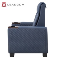 Fauteuils de cinéma VIP en cuir véritable LEADCOM LS-829F, modernes et commerciaux, pour cinémas commerciaux