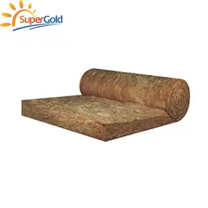 SuperGold insulating materials eco technology glasswool sound absorbing glass wool blanket for pipe