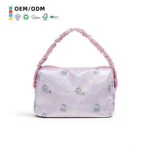 Sac de toilette portable de luxe professionnel Timeforest en polyester durable avec fermeture éclair, grande capacité et poignée souple - Product Image 1