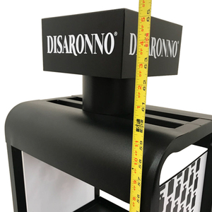 Logo <span class=keywords><strong>de</strong></span> panneau en métal imprimant le support d'affichage <span class=keywords><strong>de</strong></span> tailles personnalisées noires fortes pour le <span class=keywords><strong>vin</strong></span> et les boissons - Product Image 2