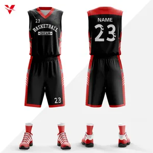 High Quality Sublimation Jersey With Numbers Customizable New Design Oversized Basketball Wear Graphic T Shirts For Men Black