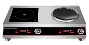 Quemadores dobles de alta potencia para Cocina Rápida, 7000W, Cocina de Inducción comercial para restaurante/hotel/ buffet, calentador, modelo ALP-C05D - Product Image 3