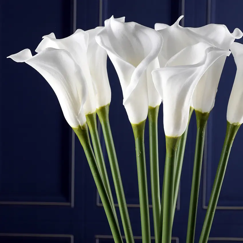 Top quality Decorative Real Touch Artificial Calla Lily Large Size 63cm Calla Lily Flowers