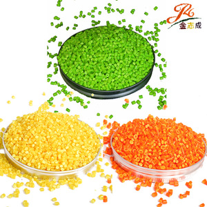 Fluorescent Yellow Masterbatch Granules For Injection Molding PP PE ABS PS PC PET Sun Resistance 7 Shenzhen Origin JZC55105 - Product Image 3