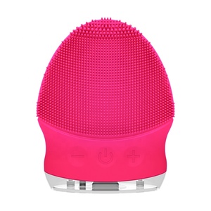 Sonic impermeable eléctrico cepillo <span class=keywords><strong>Facial</strong></span> Suave de silicona cepillo de limpieza <span class=keywords><strong>Facial</strong></span> <span class=keywords><strong>limpiador</strong></span> de poros con calefacción - Product Image 1