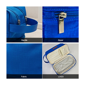 Bolso de Maquillaje <span class=keywords><strong>ISEN</strong></span> de Nuevo Diseño con Doble Capa y LOGO Personalizado, Neceser de Viaje Portátil e Impermeable para Artículos de Tocador y Belleza - Product Image 3