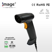 Escáner de Códigos de Barras 2D HC-700, Lector USB Portátil de Códigos EAN13, PDF417 y QR para Windows, Mac y Linux, Disponible en Stock