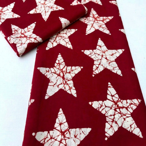 Premium Batik Rib Cotton <b>Fabric</b> Ankara Custom Waterproof Medium <b>Weight</b> OEM ODM Fashion Garments Bags Supplier - Product Image 1