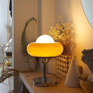 مصابيح زجاجية مستديرة شمالية مصباح بجانب السرير - Product Image 4