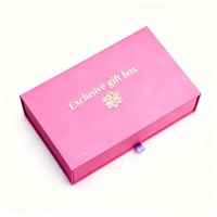 Boîte cadeau coulissante en carton rigide pour écharpe de luxe avec logo personnalisé, emballage haut de gamme pour souvenir