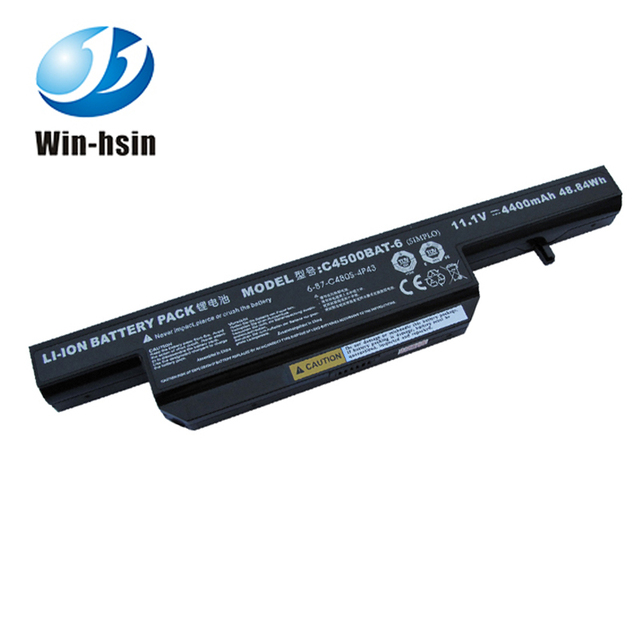 Replacement Battery For Clevo c4500 battery c4500q b5130m vnb142 series laptop battery