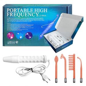 Appareil de thérapie cutanée à haute fréquence avec électrode, baguette portable à haute fréquence pour le visage avec 4 bâtonnets d'argon pour l'acné - Product Image 4