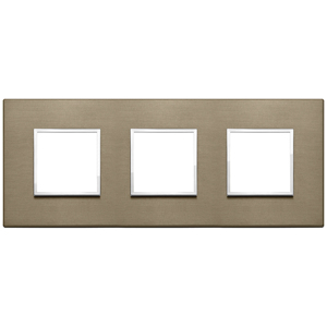 <b>Plate</b> 6M 2+2+2 Dark Bronze Wall <b>Switch</b> 24mm Length 9.7mm Width 1.7mm Height - Product Image 1
