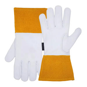 Guantes de Protección Térmica de Piel de Vaca con Forro Interior Suave y Cómodo y Superficie Lisa Resistente al Calor - Product Image 1