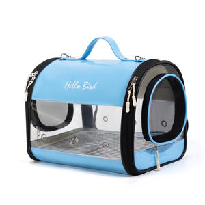 Bolsa de viaje portátil para pájaros pequeños, transportador de mascotas para loros y palomas con jaula de lagarto para mascotas pequeñas y suministros, bolsa portátil para loros - Product Image 1