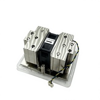 Dissipateur thermique pour processeur de serveur haute puissance pour socket SP5, solution de refroidissement 400W, 5 caloducs en cuivre, base en cuivre, ailettes en aluminium, 2US87