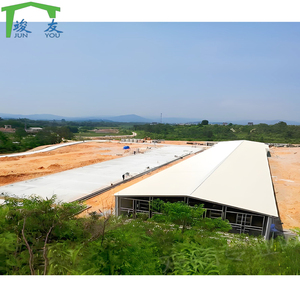 Kết cấu thép nhiều lớp mạ kẽm nhúng nóng nhà gà tối đa hóa không gian sản xuất trứng Gia cầm nhà gà chuồng gà - Product Image 1