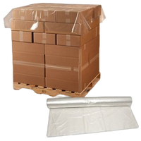 Film de protection pour palettes stabilisé aux UV, bâche supérieure en PE résistante aux intempéries pour le stockage extérieur des palettes