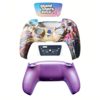 Coque de remplacement avant et arrière pour manette PS5, pièces de réparation pour console de jeu, boîtier de manette, accessoires de boutons DIY