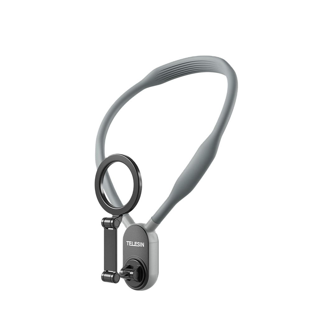 TELESIN Silicone Magnetic Neck Mount Quick Release Hold for Iphone 15 14 13 12 11 10 SAMSUNG HUAWEI XIAOMI Phone Accessories · image 1