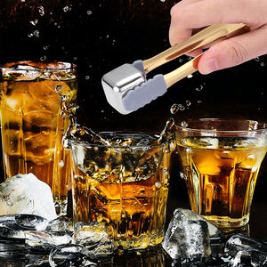 Pinzas de acero inoxidable 18/0 para lavavajillas, para azúcar en roca, con punta de silicona - Product Image 6