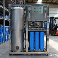Système de purification d'eau industrielle RO 250 lph, filtre à eau, traitement par osmose inverse, installation de filtration, machine principale de traitement de l'eau