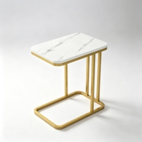 Table d'appoint en bois moderne extensible de petite taille, sélectionnée soigneusement, pour la maison, le balcon, le canapé, le chevet ou comme table basse