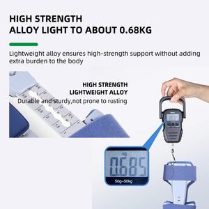 최고 품질의 공장 직송 의료용 정형외과 조절 가능한 알루미늄 보조기 공급업체 이중 힌지 보호용 보조기 - Product Image 4