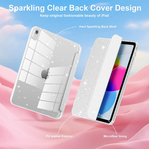 เคสสำหรับ iPad (<span class=keywords><strong>A16</strong></span>) รุ่นที่ 11 ปี 2025, เคส iPad รุ่นที่ 10 ขนาด 10.9 นิ้ว ปี 2022 ฝาหลัง TPU แบบกลิตเตอร์พร้อมเปลือกหลังใสเงา - Product Image 5